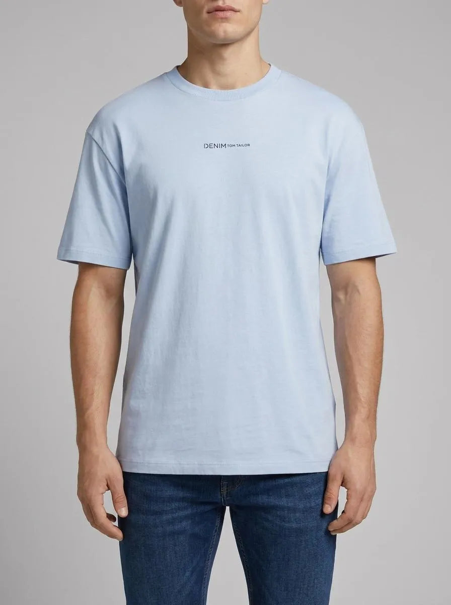 Denim Tom Tailor Brunnera Blue Men Organic Cotton T-Shirt SKU: 1040880_11486 Image 00