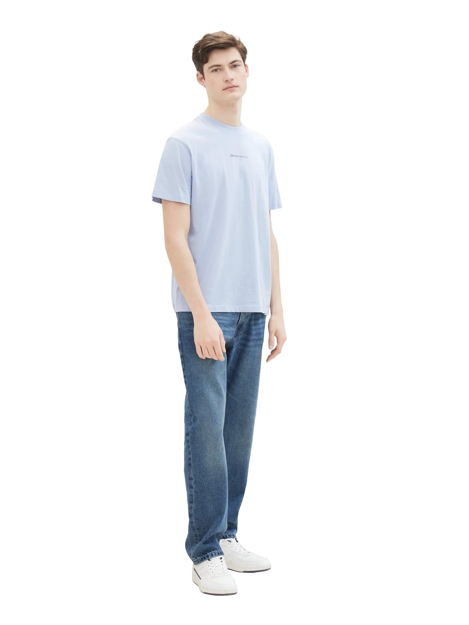 Denim Tom Tailor Brunnera Blue Men Organic Cotton T-Shirt SKU: 1040880_11486 Image 02