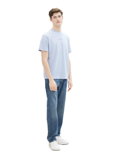 Denim Tom Tailor Brunnera Blue Men Organic Cotton T-Shirt SKU: 1040880_11486 Image 02