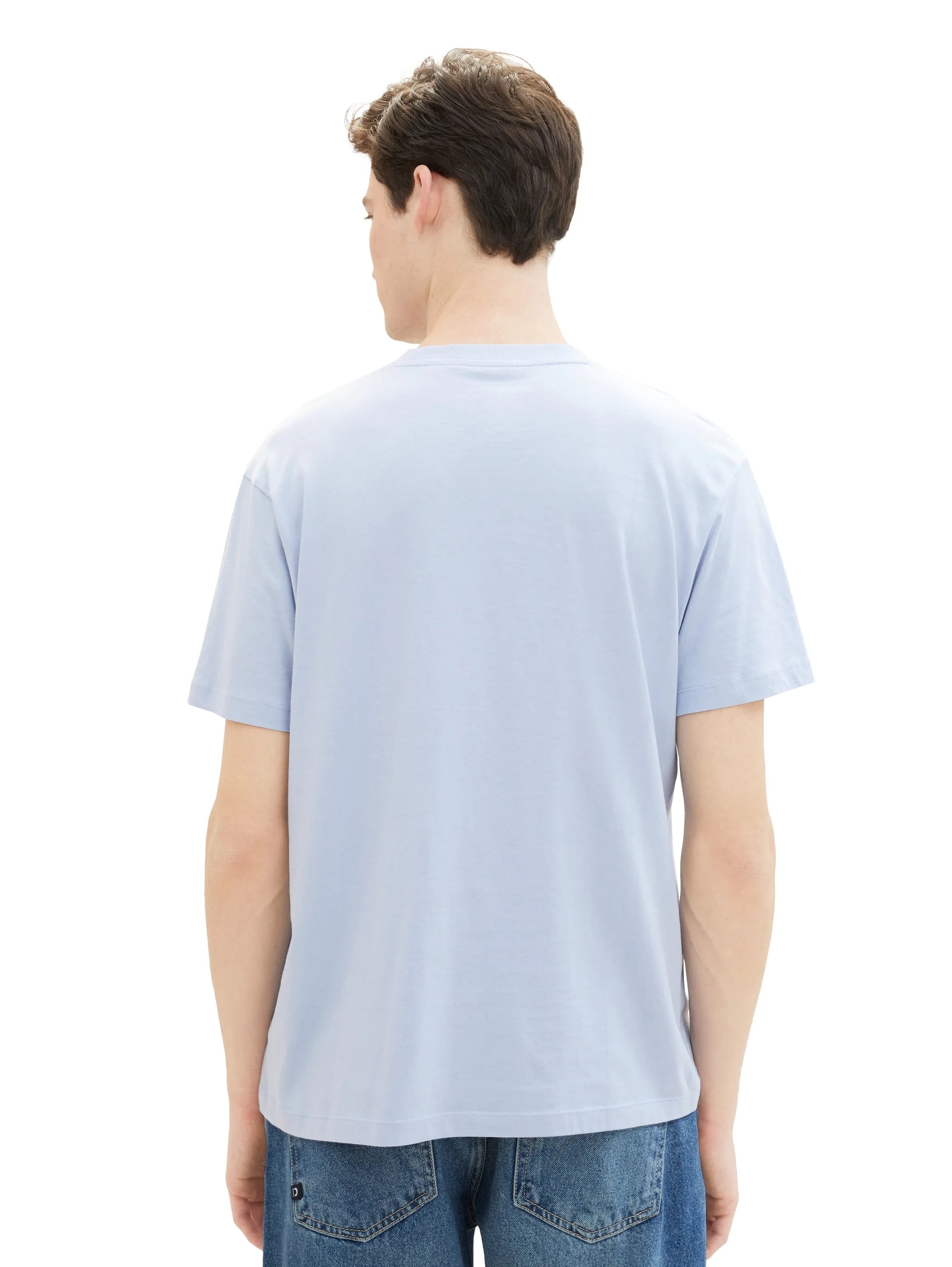 Denim Tom Tailor Brunnera Blue Men Organic Cotton T-Shirt SKU: 1040880_11486 Image 03