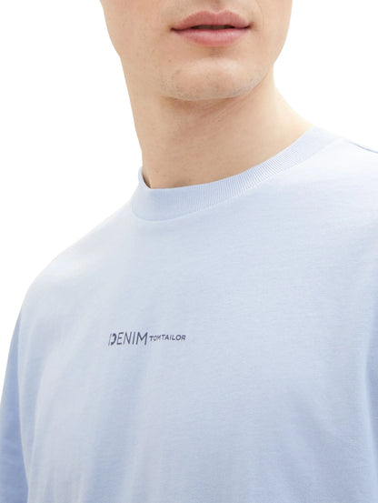 Denim Tom Tailor Brunnera Blue Men Organic Cotton T-Shirt SKU: 1040880_11486 Image 05