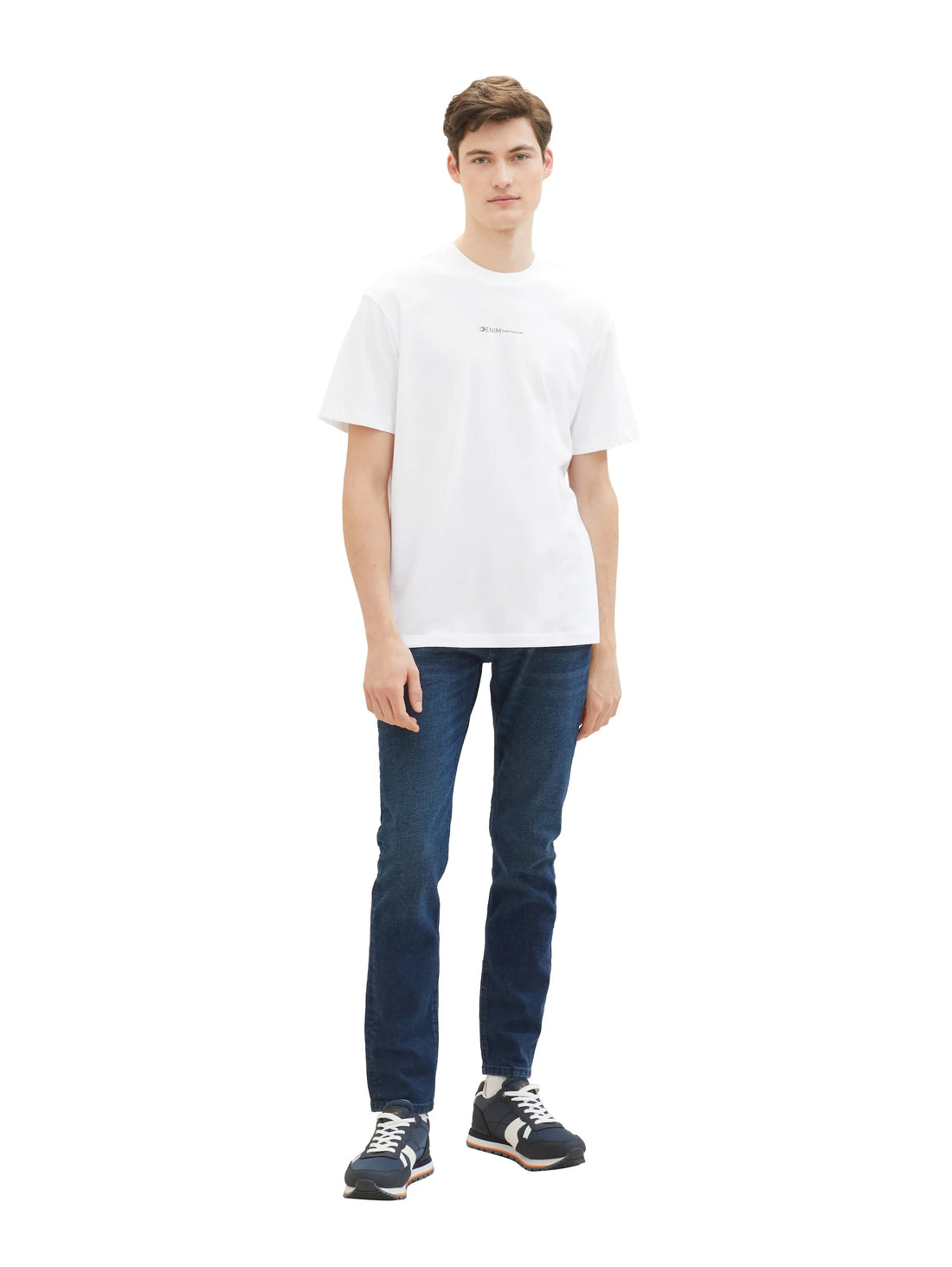 Denim Tom Tailor White Men Organic Cotton T-Shirt SKU: 1040880_20000 Image 02