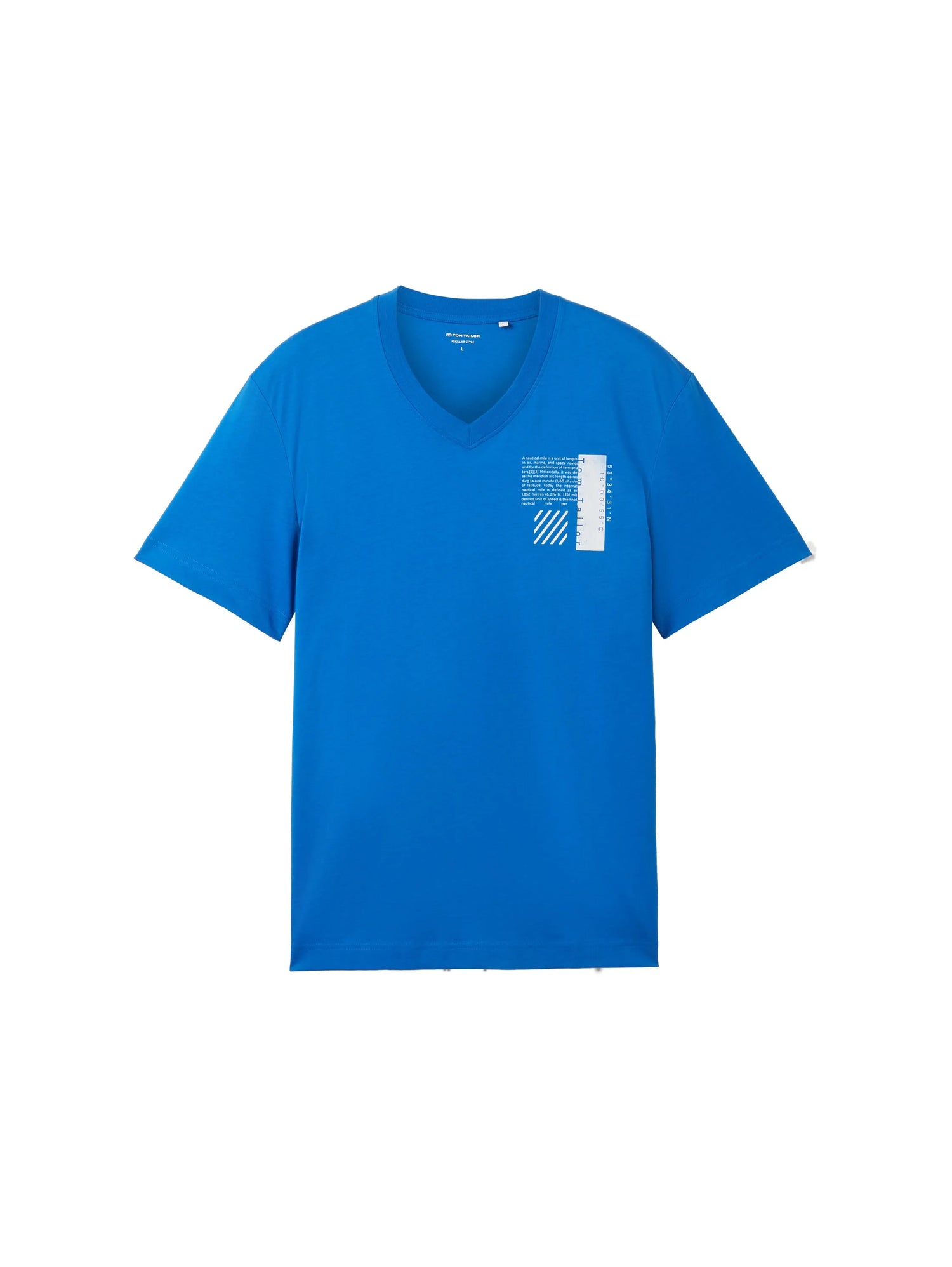 Tom Tailor Sure Blue Men Organic Cotton T-Shirt SKU: 1040895_12393 Image 07