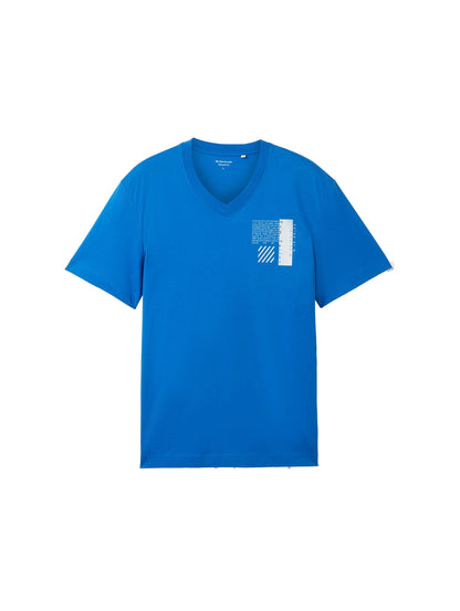 Tom Tailor Sure Blue Men Organic Cotton T-Shirt SKU: 1040895_12393 Image 07