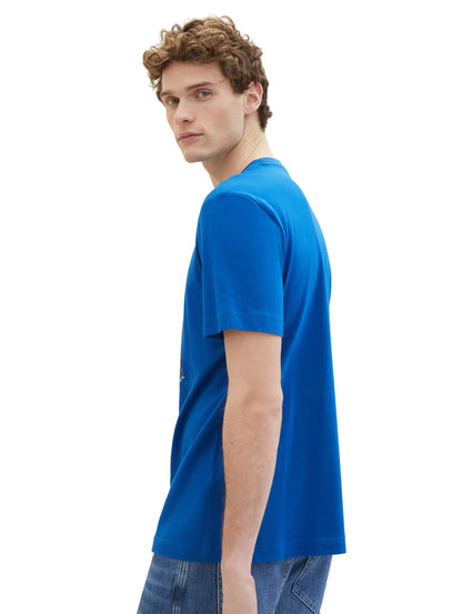 Tom Tailor Sure Blue Men Regular Fit Short-Sleeved T-Shirt SKU: 1040896_12393 Image 03