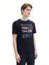 Tom Tailor Sky Captain Blue Men T-Shirt with a Logo Print SKU: 1040897_10668 Image 01