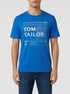 Tom Tailor Sure Blue Men T-Shirt with a Logo Print SKU: 1040897_12393 Image 00