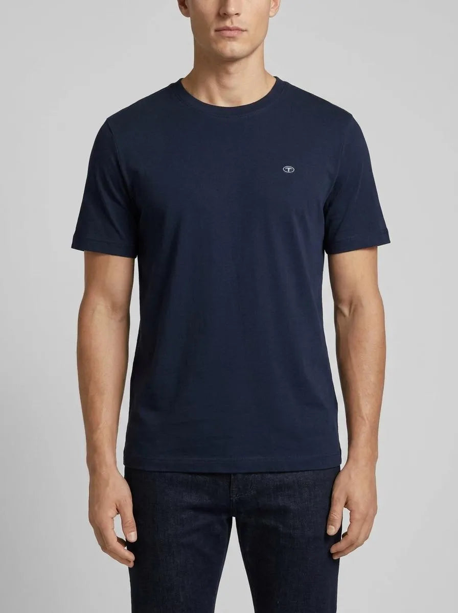 Tom Tailor Sky Captain Blue Men Basic T-Shirt SKU: 1040902_10668 Image 00