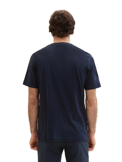 Tom Tailor Sky Captain Blue Men Basic T-Shirt SKU: 1040902_10668 Image 03