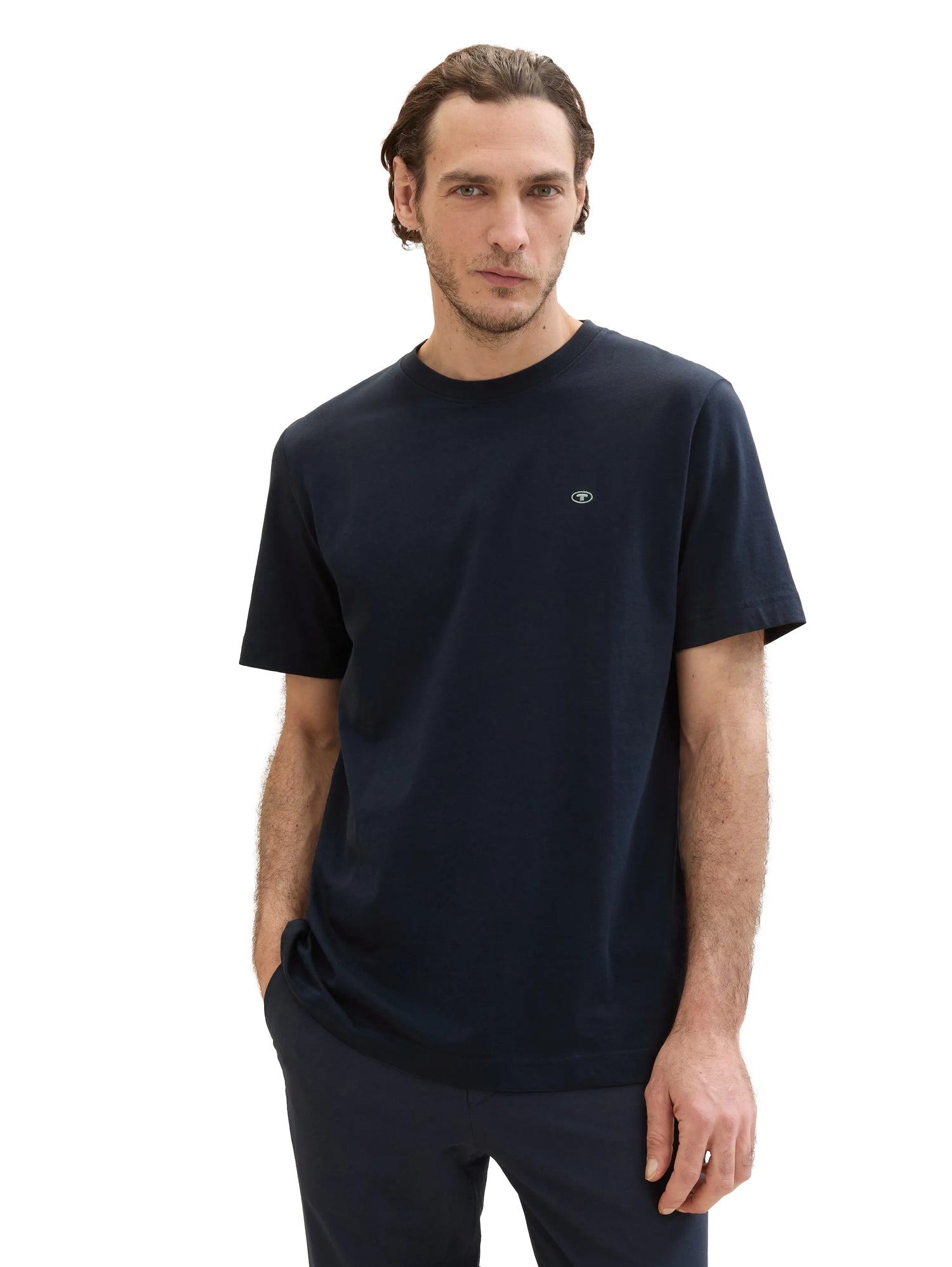Tom Tailor Sky Captain Blue Men Basic T-Shirt SKU: 1040902_10668 Image 04