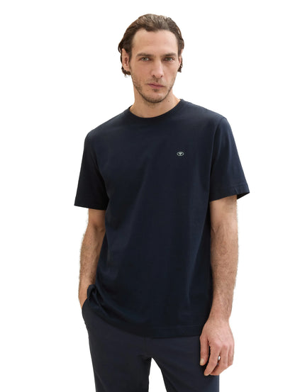 Tom Tailor Sky Captain Blue Men Basic T-Shirt SKU: 1040902_10668 Image 04