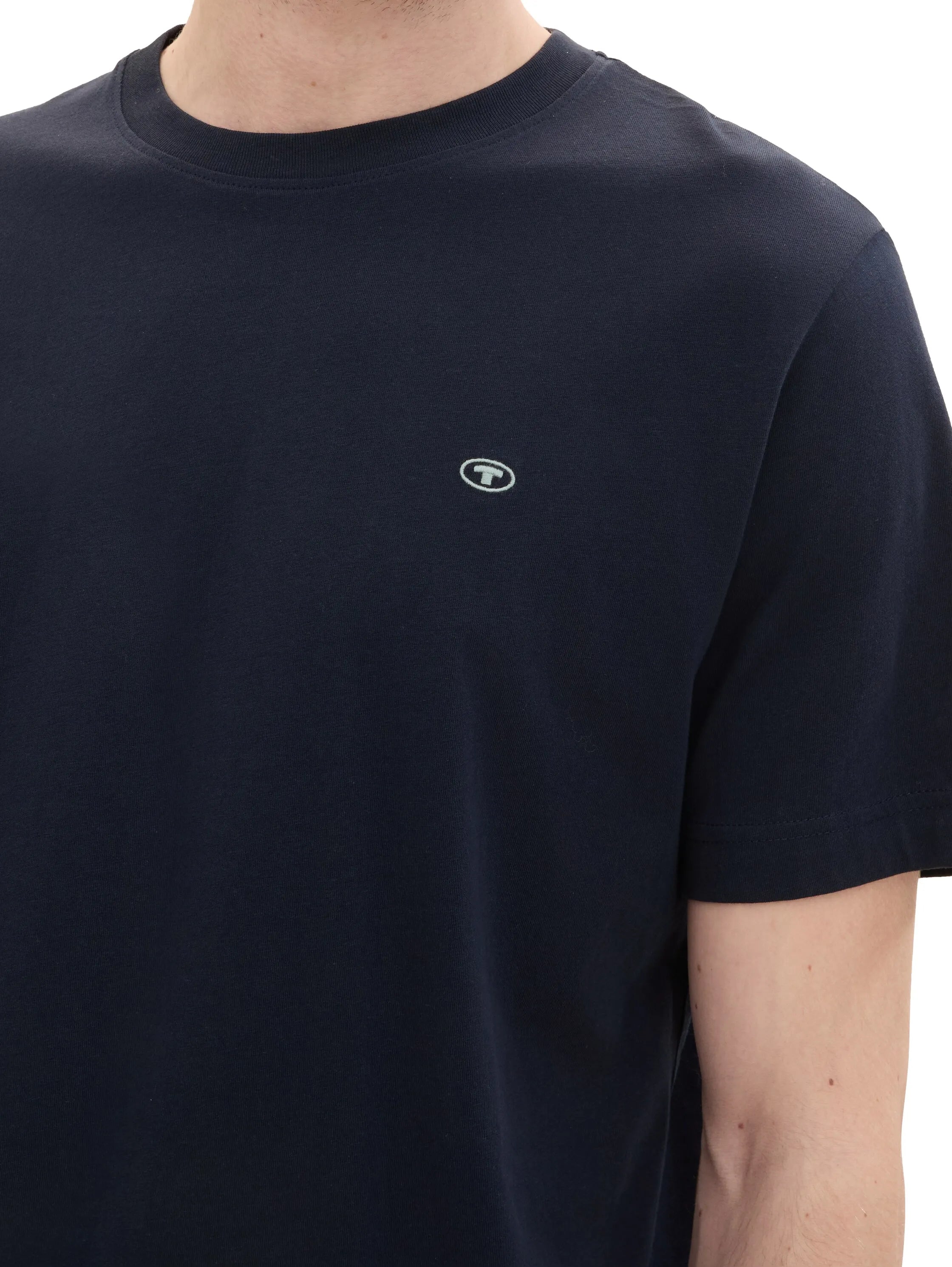 Tom Tailor Sky Captain Blue Men Basic T-Shirt SKU: 1040902_10668 Image 06