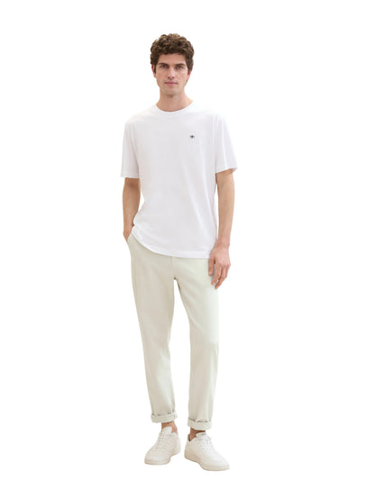 Tom Tailor White Men Basic T-Shirt SKU: 1040902_20000 Image 02