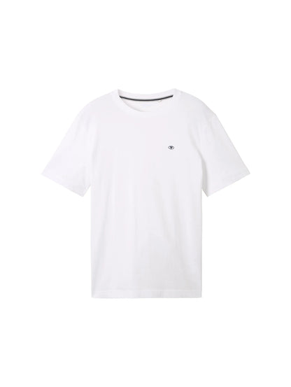Tom Tailor White Men Basic T-Shirt SKU: 1040902_20000 Image 07