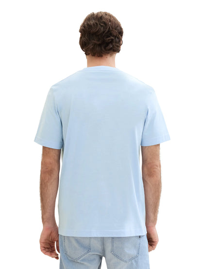 Tom Tailor Windsurf Blue Men Basic T-Shirt SKU: 1040902_35271 Image 03
