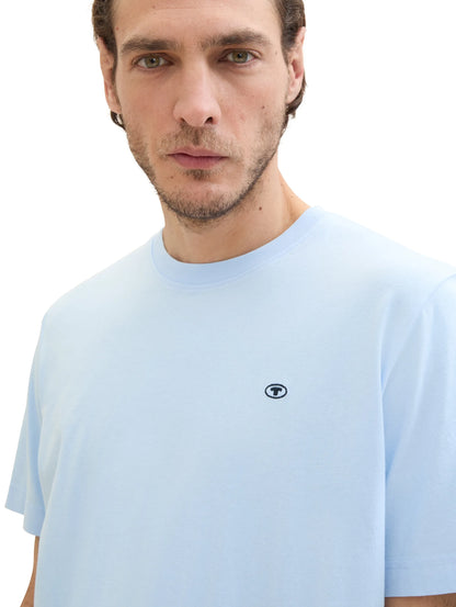 Tom Tailor Windsurf Blue Men Basic T-Shirt SKU: 1040902_35271 Image 05