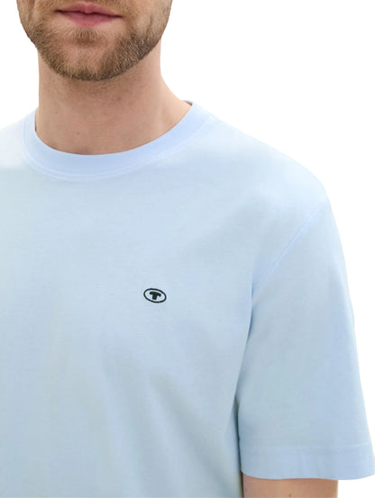 Tom Tailor Windsurf Blue Men Basic T-Shirt SKU: 1040902_35271 Image 06