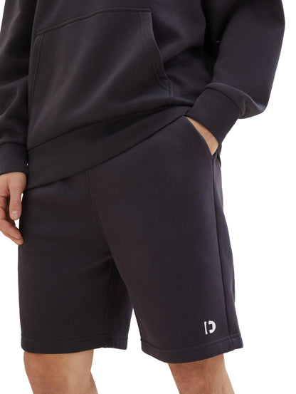 Denim Tom Tailor Coal Grey Men Relaxed Sweat Shorts SKU: 1040931_29476 Image 05