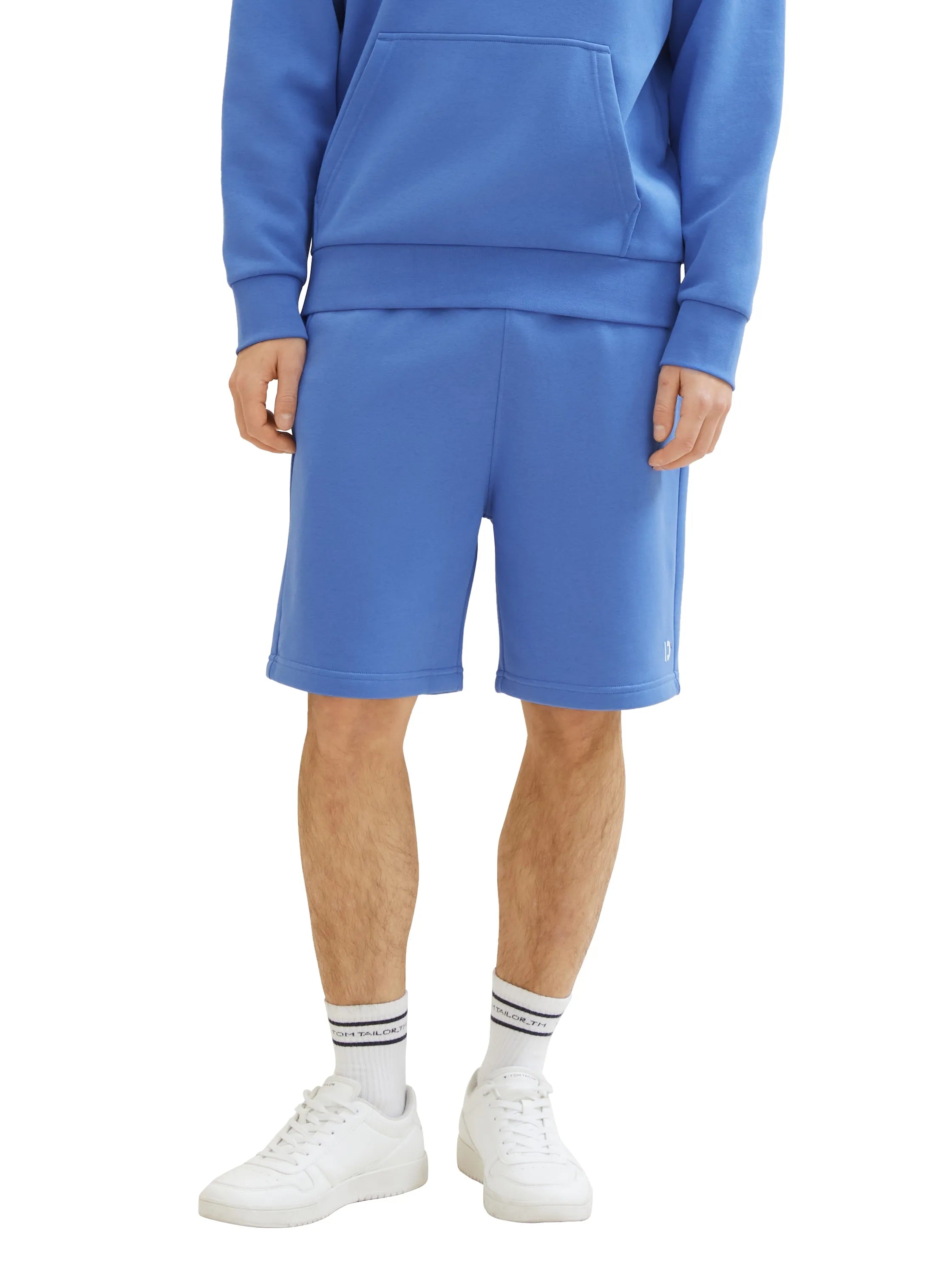 Denim Tom Tailor Blueberry Blue Men Relaxed Sweat Shorts SKU: 1040931_30104 Image 01