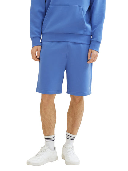 Denim Tom Tailor Blueberry Blue Men Relaxed Sweat Shorts SKU: 1040931_30104 Image 01