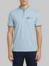 Tom Tailor Foggy Blue Men Polo Shirt with a Print SKU: 1040948_15159 Image 00