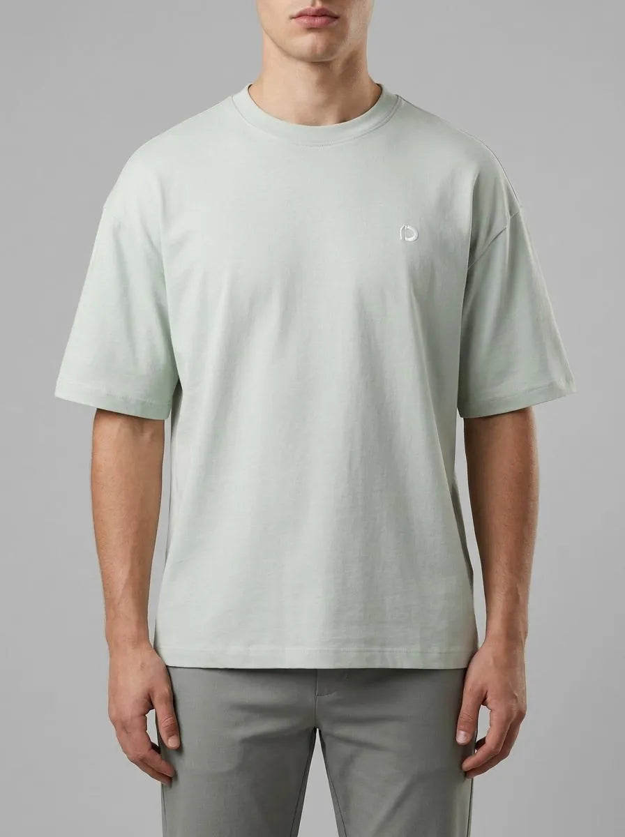 Denim Tom Tailor Sea Foam Men Oversized T-Shirt SKU: 1041181_17549 Image 00
