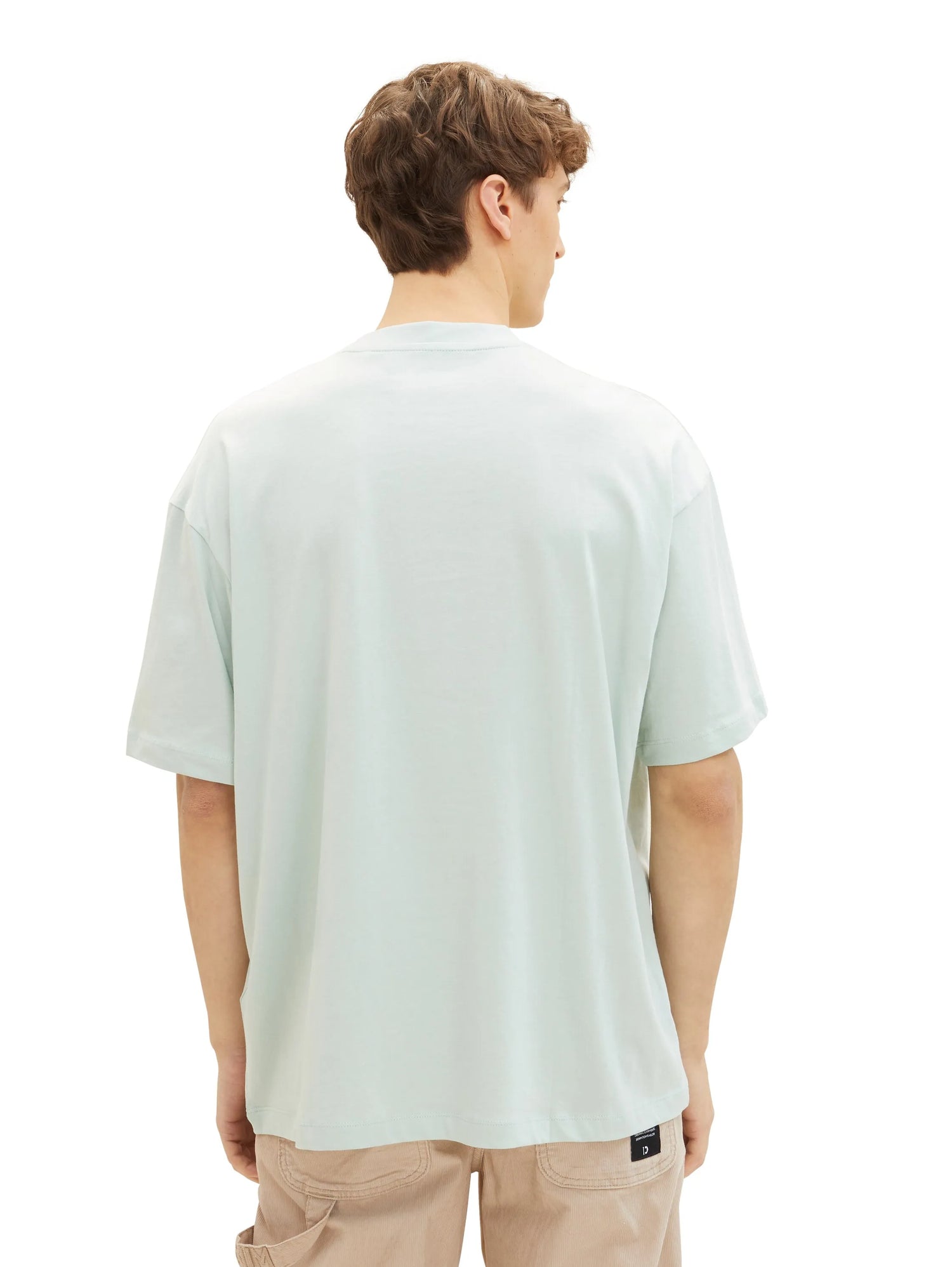 Denim Tom Tailor Sea Foam Men Oversized T-Shirt SKU: 1041181_17549 Image 03