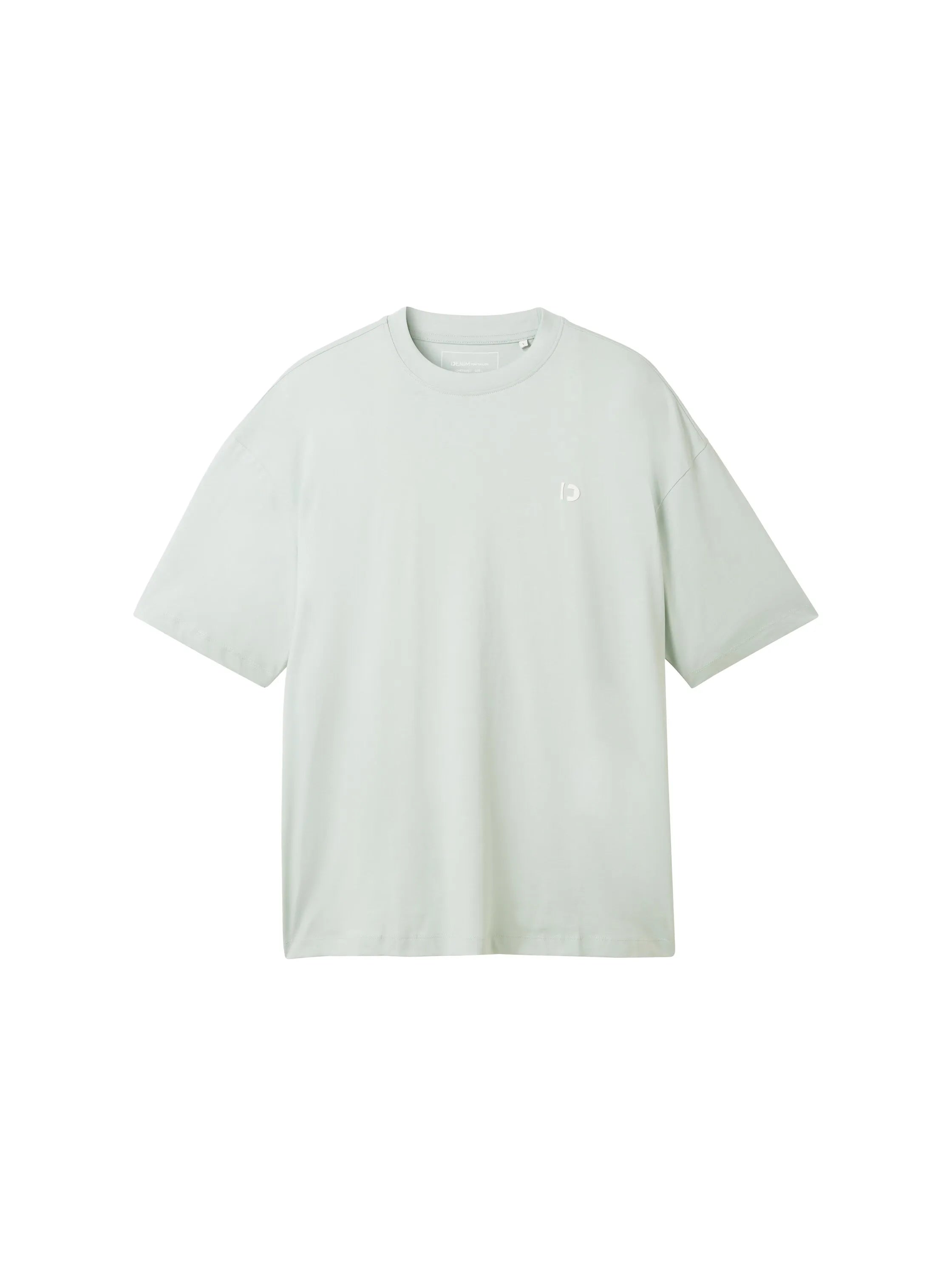 Denim Tom Tailor Sea Foam Men Oversized T-Shirt SKU: 1041181_17549 Image 07