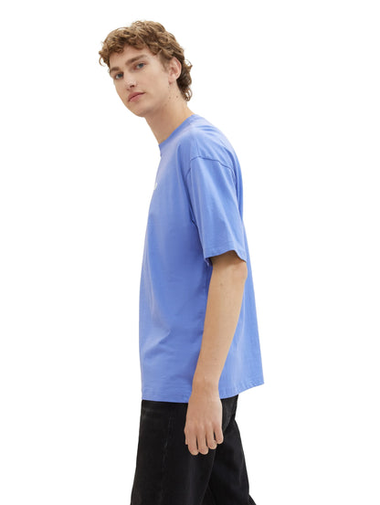 Denim Tom Tailor Blueberry Blue Men Oversized T-Shirt SKU: 1041181_30104 Image 01