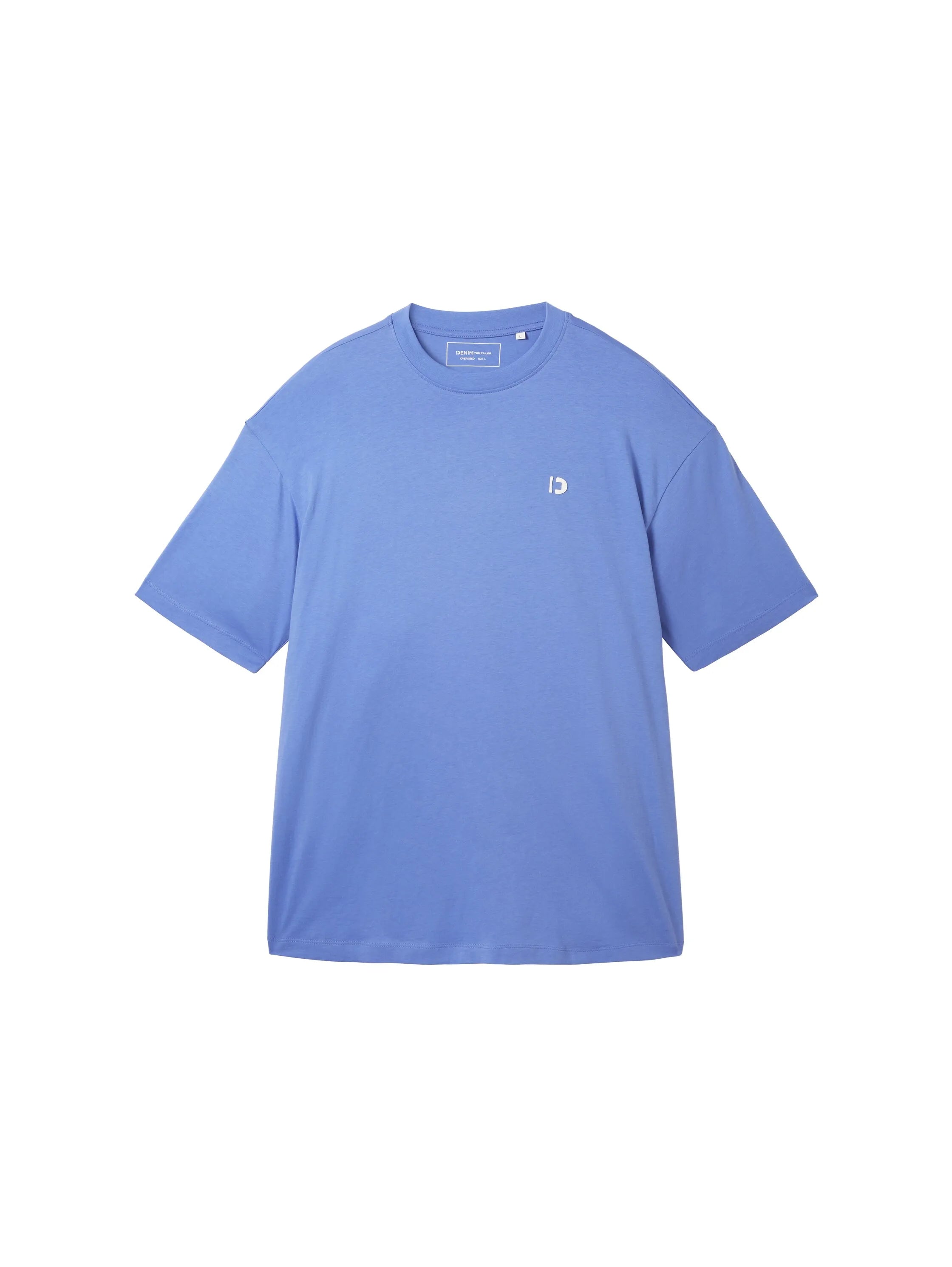 Denim Tom Tailor Blueberry Blue Men Oversized T-Shirt SKU: 1041181_30104 Image 07