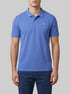 Denim Tom Tailor Blueberry Blue Men Basic Polo Shirt with a Logo Print SKU: 1041184_30104 Image 00