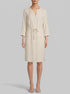 Tom Tailor Beige Offwhite Stripe Women Striped Dress SKU: 1041204_35211 Image 00