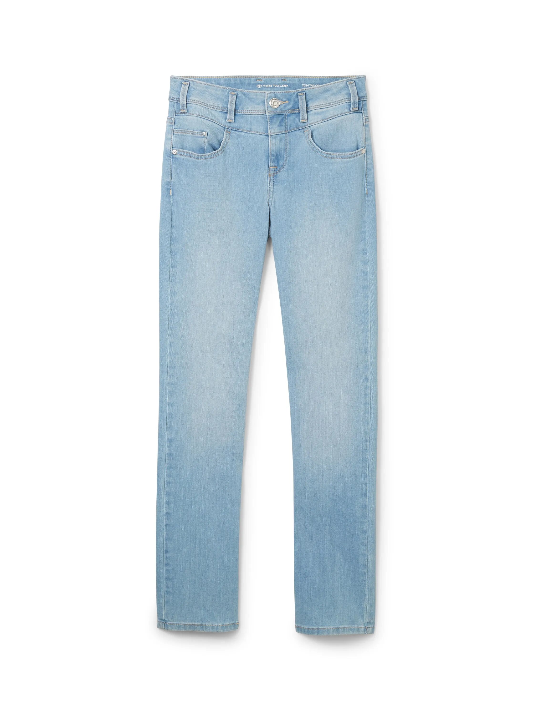 Tom Tailor Light Stone Wash Denim Women Ttalexa Straight Jeans with Recycled Polyester SKU: 1041209_10280 Image 08