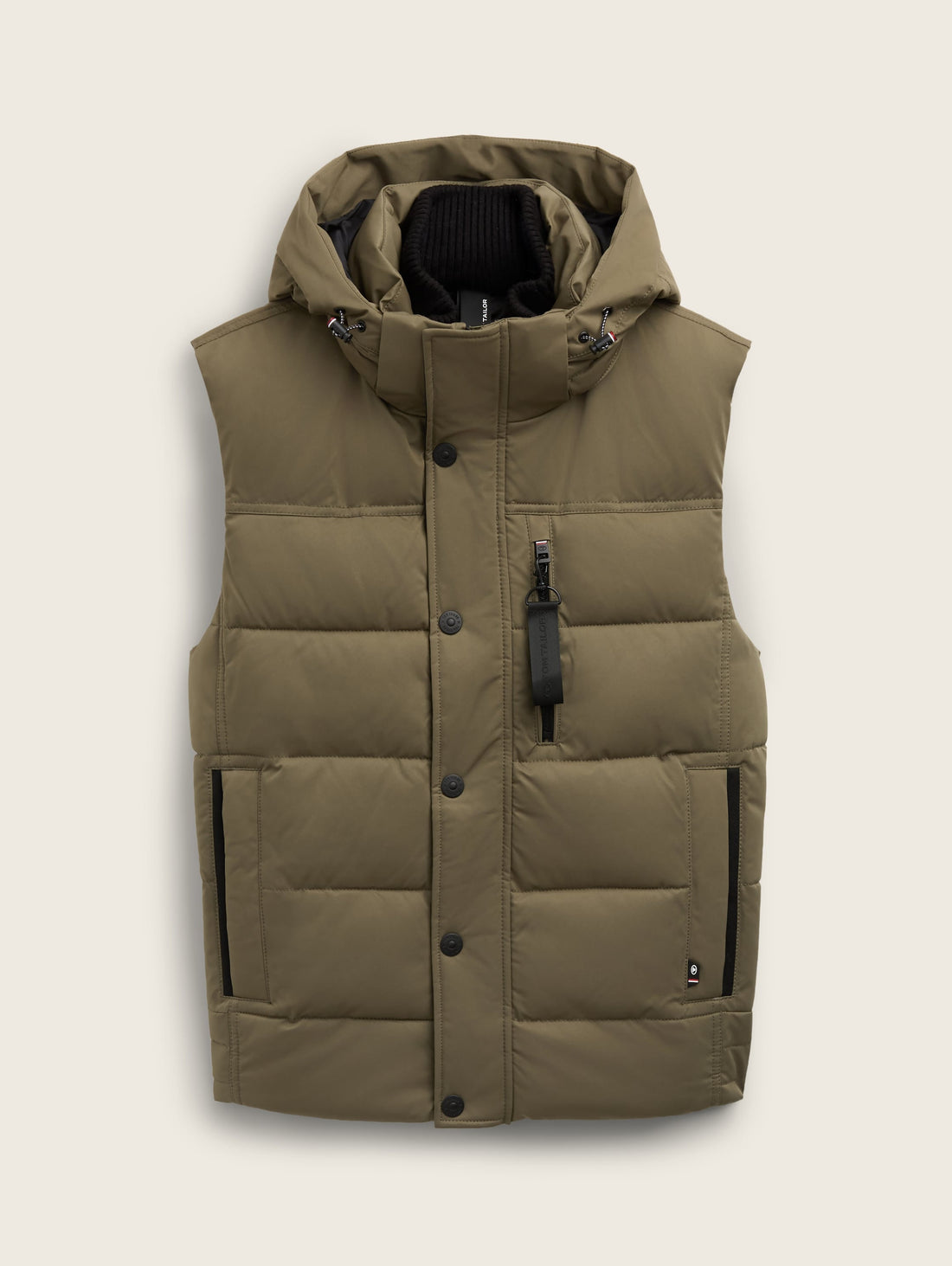 Puffer Gilet with A Removable Hood_1041322_11848_02