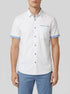 Tom Tailor White Men Short-Sleeved Shirt with a Chest Pocket SKU: 1041362_20000 Image 00