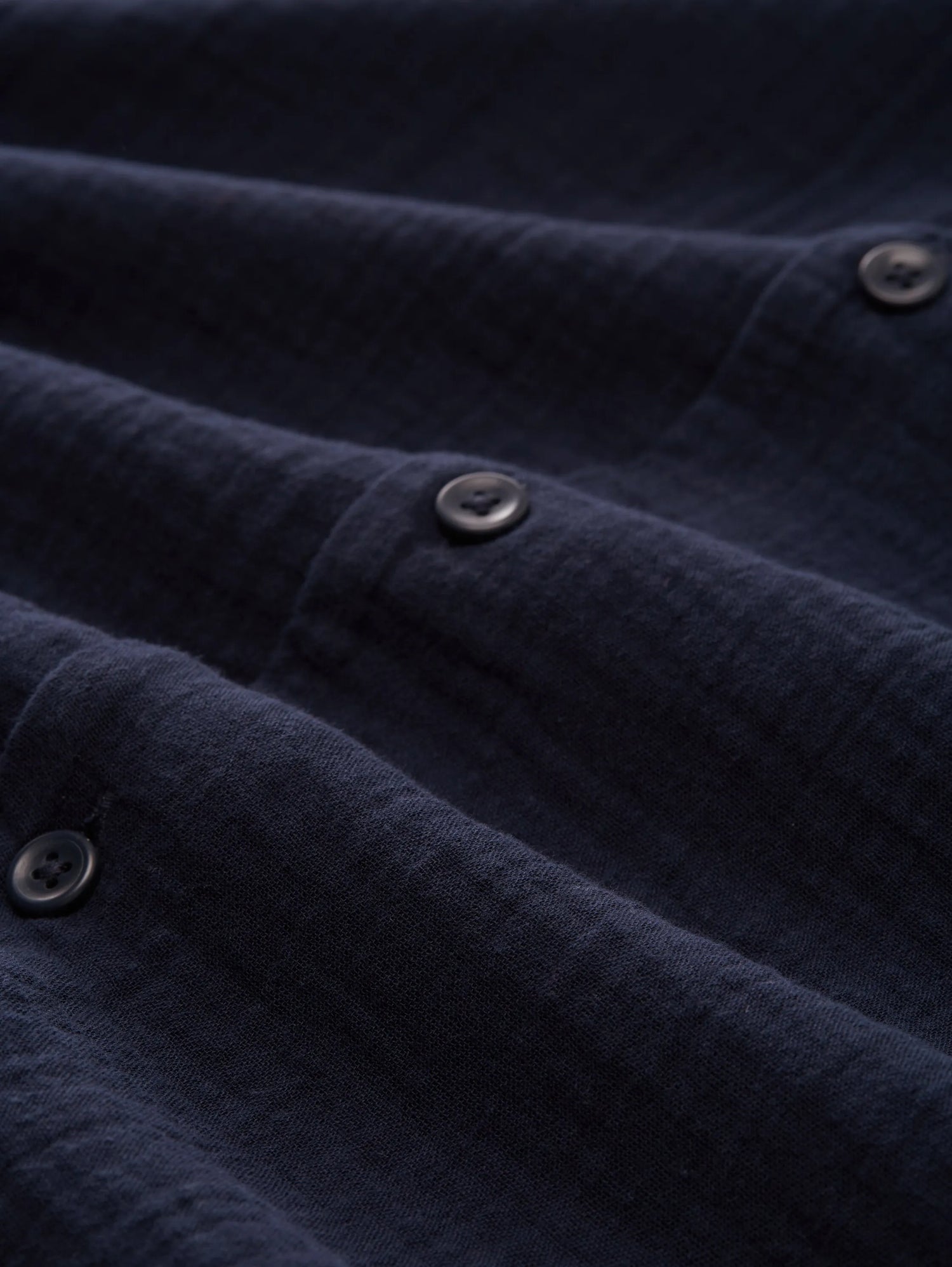 Denim Tom Tailor Sky Captain Blue Men Relaxed Muslin Short-Sleeved Shirt SKU: 1041404_10668 Image 06