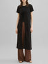 Denim Tom Tailor Deep Black Women Long Cardigan with a Waffle Texture SKU: 1041446_14482 Image 00