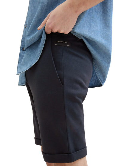 Denim Tom Tailor Sky Captain Blue Men Slim PiquŽ Chino Shorts SKU: 1041457_10668 Image 06
