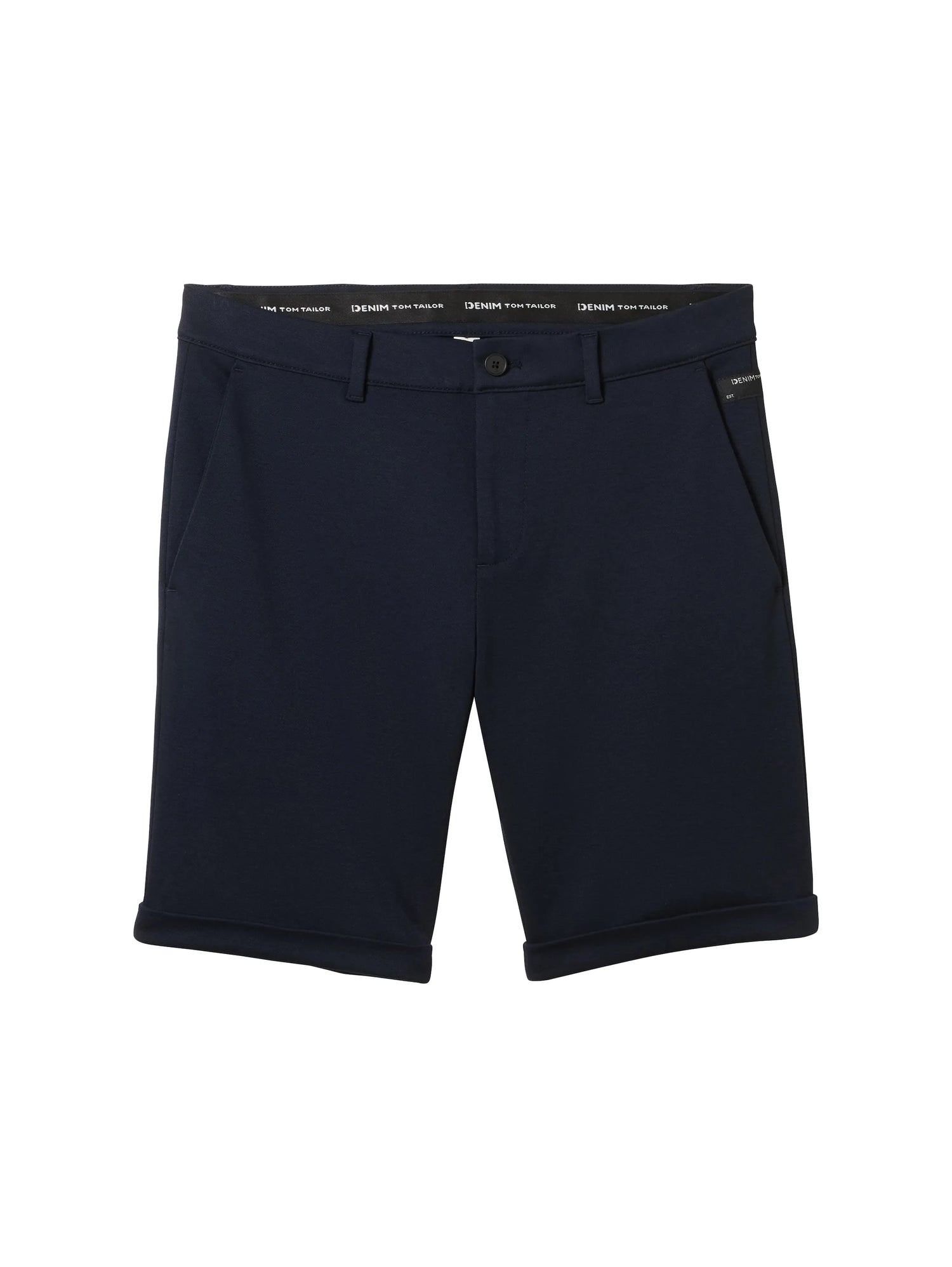 Denim Tom Tailor Sky Captain Blue Men Slim PiquŽ Chino Shorts SKU: 1041457_10668 Image 08