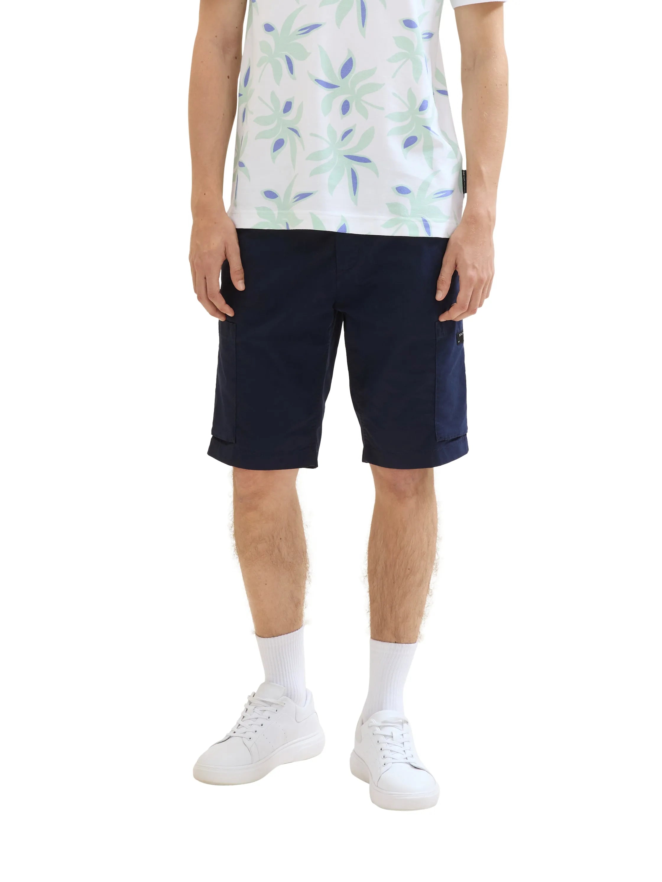 Denim Tom Tailor Sky Captain Blue Men Regular Fit Shorts SKU: 1041459_10668 Image 01