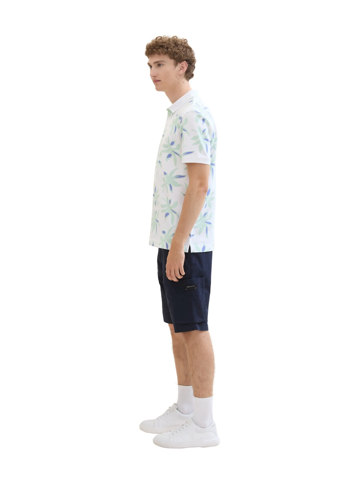 Denim Tom Tailor Sky Captain Blue Men Regular Fit Shorts SKU: 1041459_10668 Image 02