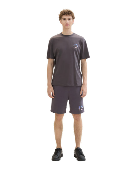 Denim Tom Tailor Tarmac Grey Men Relaxed Sweat Shorts SKU: 1041480_10899 Image 06