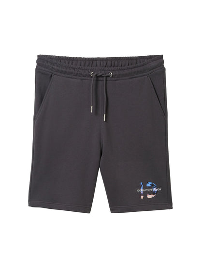 Denim Tom Tailor Tarmac Grey Men Relaxed Sweat Shorts SKU: 1041480_10899 Image 08