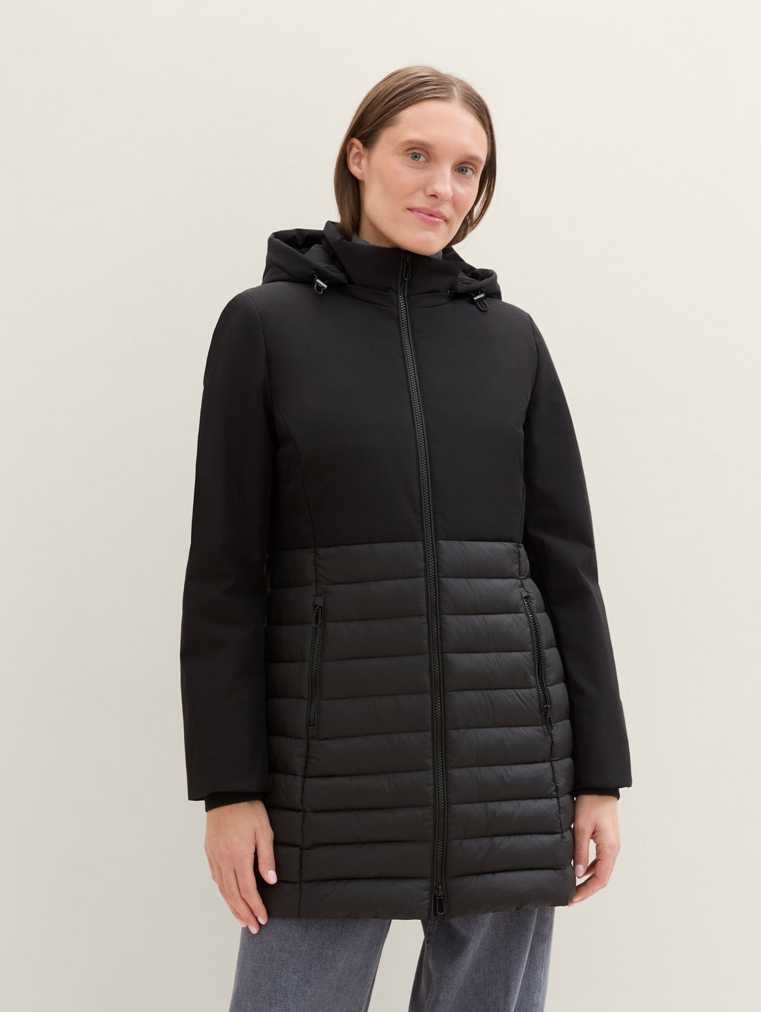 Hybrid Coat with A Hood_1041491_14482_01