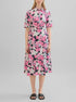 Tom Tailor Pink Colorful Floral Design Women Midi Dress with Lenzingª Ecoveroª  SKU: 1041508_35290 Image 00