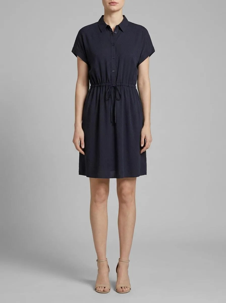Tom Tailor Sky Captain Blue Women Loose Fit Short-Sleeved Dress SKU: 1041513_10668 Image 00