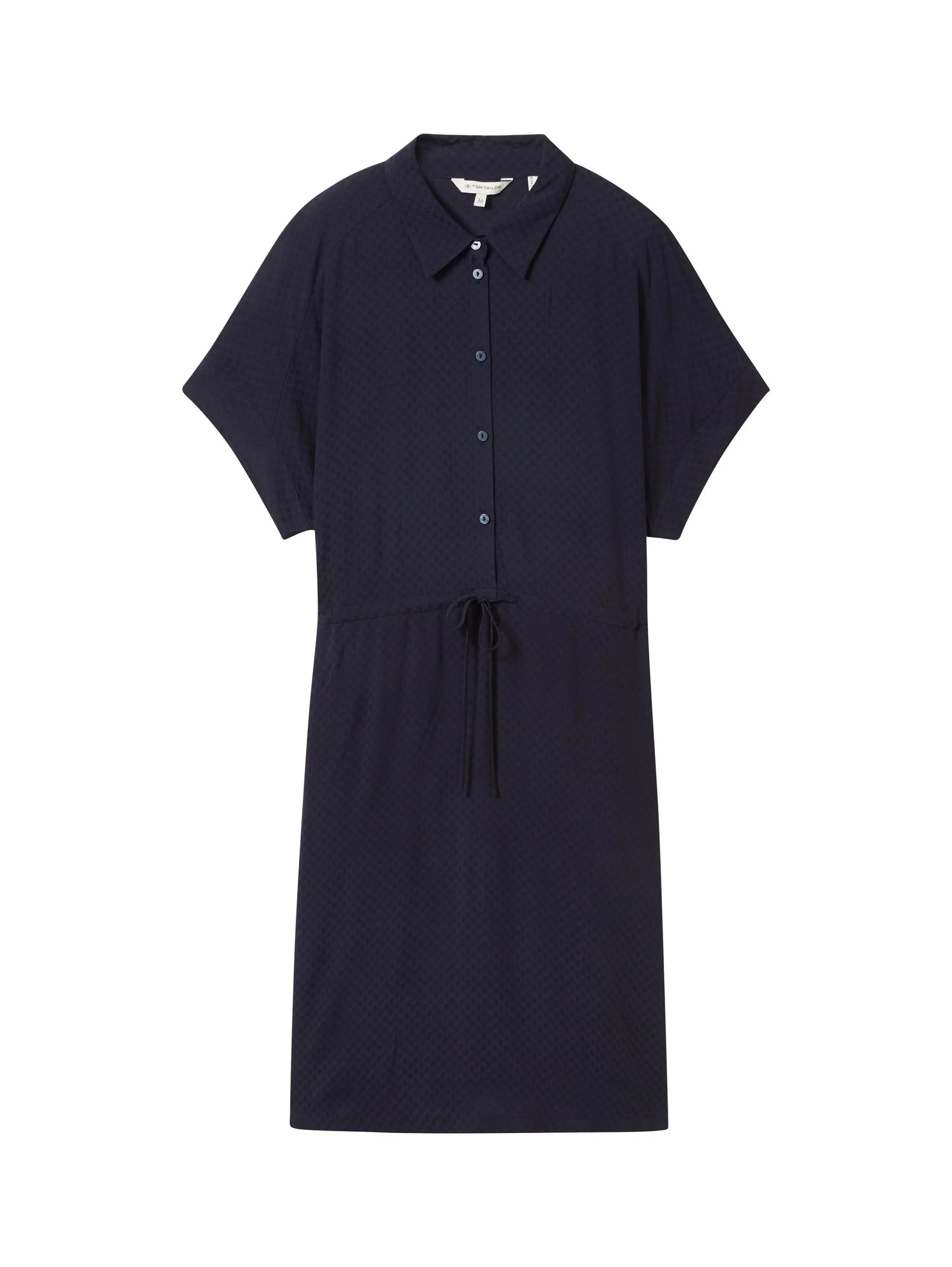 Tom Tailor Sky Captain Blue Women Loose Fit Short-Sleeved Dress SKU: 1041513_10668 Image 07