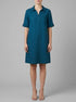 Tom Tailor Moss Blue Women Regular Fit Half-Sleeves Dress SKU: 1041517_13353 Image 00