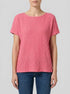 Tom Tailor Carmine Pink Women Regular Fit Short-Sleeved T-Shirt SKU: 1041542_15799 Image 00