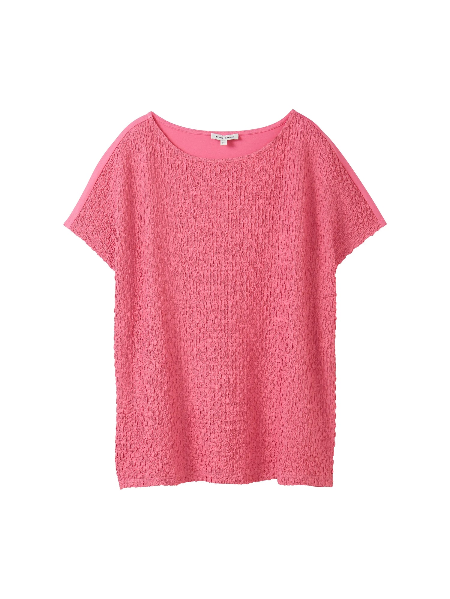 Tom Tailor Carmine Pink Women Regular Fit Short-Sleeved T-Shirt SKU: 1041542_15799 Image 07